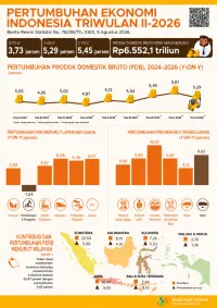 BPS Catat Ekonomi RI Tumbuh 5,29% di Triwulan II-2026, Ekonom Soroti Tantangan Ekspor