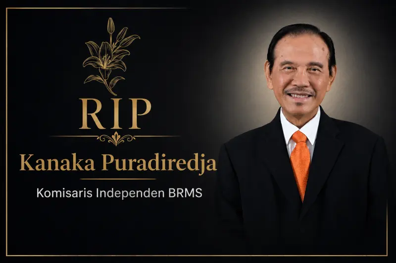 Kabar Duka, Komisaris Independen BRMS Kanaka Puradiredja Meninggal Dunia
