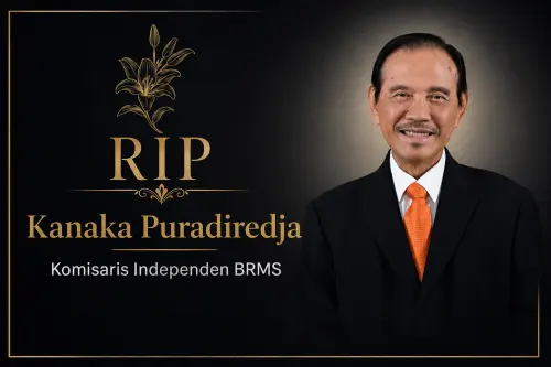 Kabar Duka, Komisaris Independen BRMS Kanaka Puradiredja Meninggal Dunia