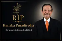 Kabar Duka, Komisaris Independen BRMS Kanaka Puradiredja Meninggal Dunia