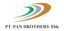 Harga PUT Pan Brothers Rp50 per Saham