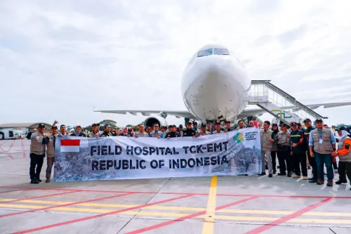 Misi Sosial ke Turki, Garuda Indonesia Terbangkan 120 Tenaga Medis dan 20 Ton Bantuan Kemanusiaan