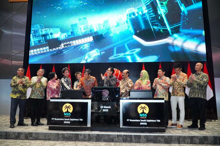 Resmi Tercatat di BEI, Nusantara Sawit Sejahtera Bidik Laba Bersih Rp100 Miliar pada 2023