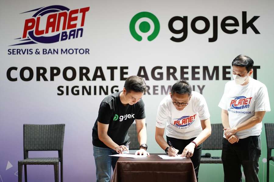 Tingkatkan Taraf Hidup Mitra Driver,  Planet Ban dan Gojek Perkuat Kerja Sama Strategis!