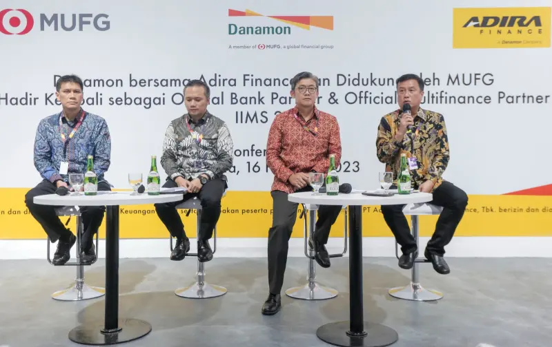 Danamon, MUFG, dan Adira Finance Sukses Tarik Perhatian Konsumen Otomotif di IIMS 2023