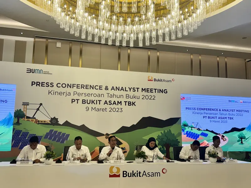 Naik 30%, Penjualan Batu Bara PTBA Diatrgetkan 41,2 juta Ton pada 2023