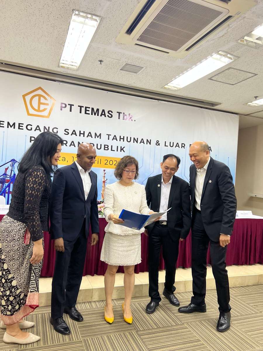 Mei 2023, Temas Bagikan Dividen Tunai Rp80 per Saham