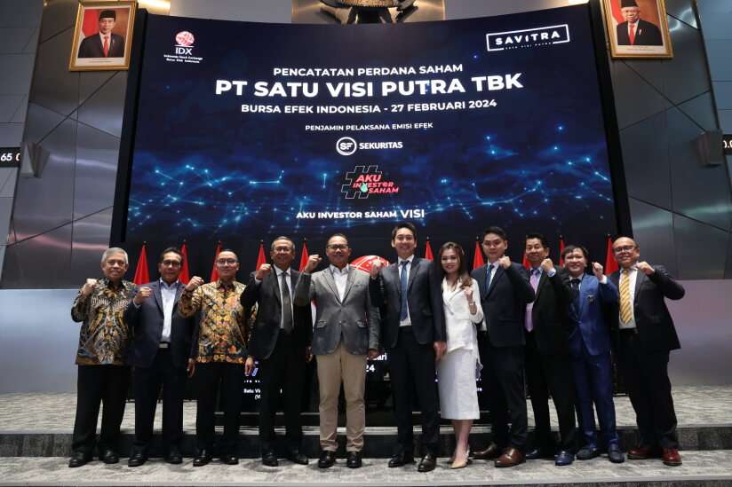 Melantai di BEI, Harga Saham Satu Visi Putra Naik 16,67%