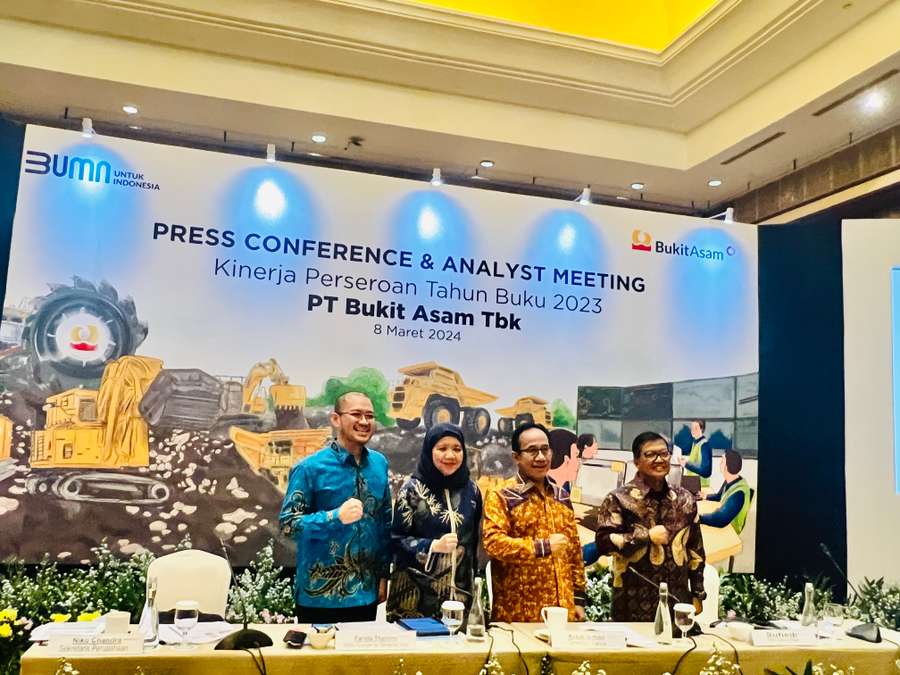 Bukit Asam Jual Kembali Saham Treasuri Rp80,086 Miliar