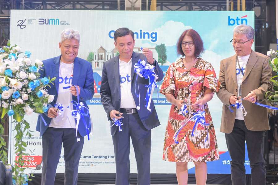 BTN Resmikan Sales Center KPR di Tiga Kota Besar
