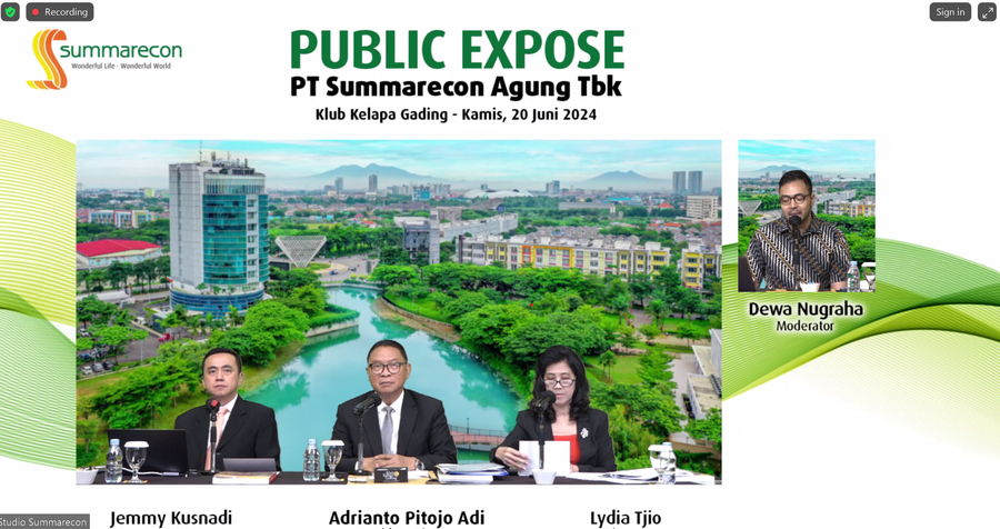 Summarecon Agung Tabur Dividen Rp148,577 Miliar dan Rombak Pengurus