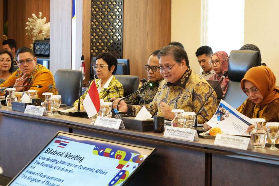 Menko Airlangga Temui Delegasi Thailand, Bahas Peluang Kerja Sama Ekonomi