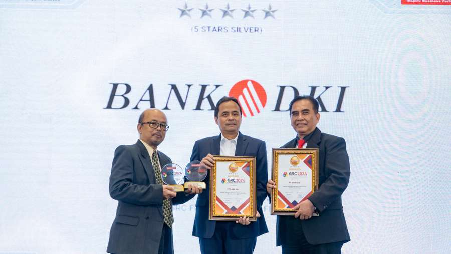 Bank DKI Raih Tiga Penghargaan Bergengsi di GRC & Performance Excellence Award 2024