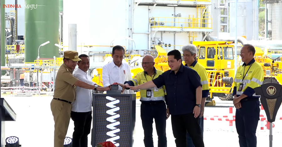 Jokowi Resmikan Smelter Rp21 Triliun, Amman Mineral Siap Produksi Katoda Tembaga Tahun Ini!