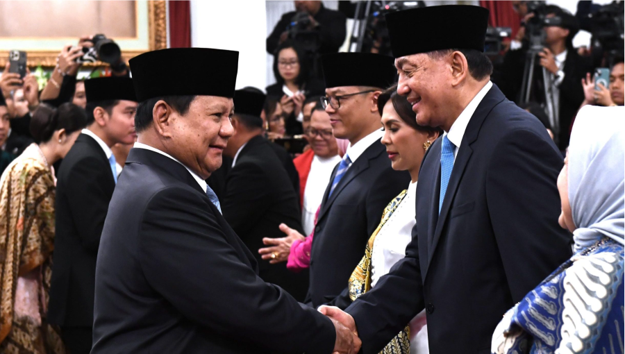Presiden Prabowo Lantik Sejumlah Pejabat Setingkat Menteri , Ini Daftar Namanya!