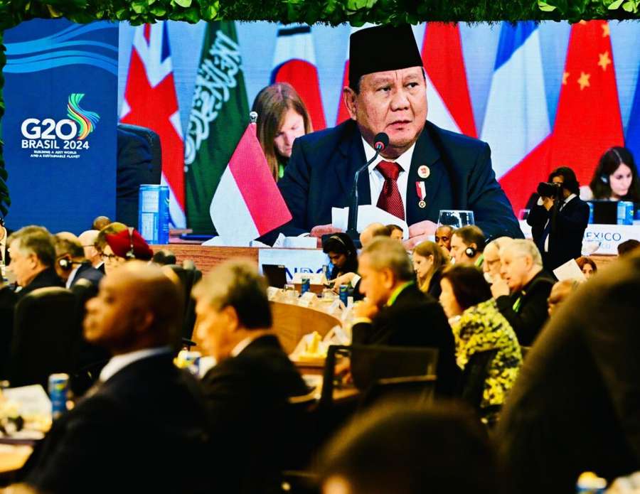 Sesi Pertama KTT G20 Brasil, Presiden Prabowo Tegaskan Komitmen Indonesia dalam Penanggulangan Kelaparan dan Kemiskinan