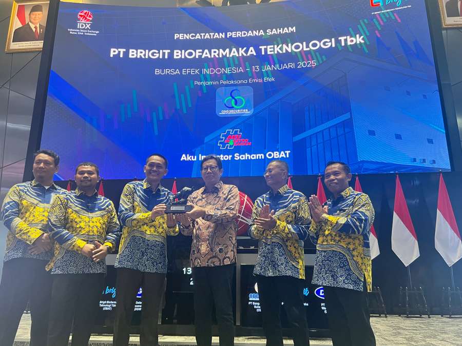 Resmi Melantai di BEI, Harga Saham OBAT Naik 21,14%