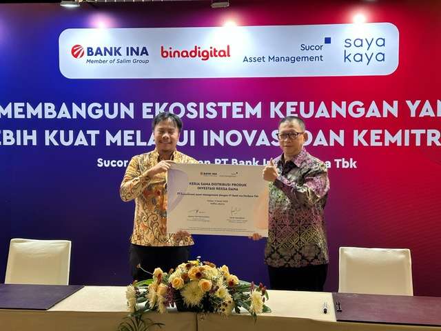 Sucor Asset Management Gandeng Bank INA, Investasi Reksa Dana Makin Mudah!