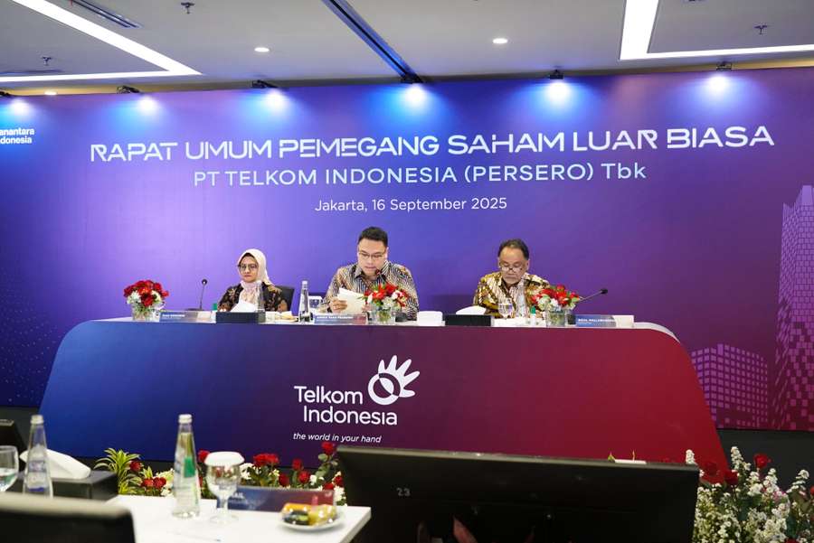 Telkom Gelar RUPSLB 2025, Susunan Pengurus Resmi Berubah