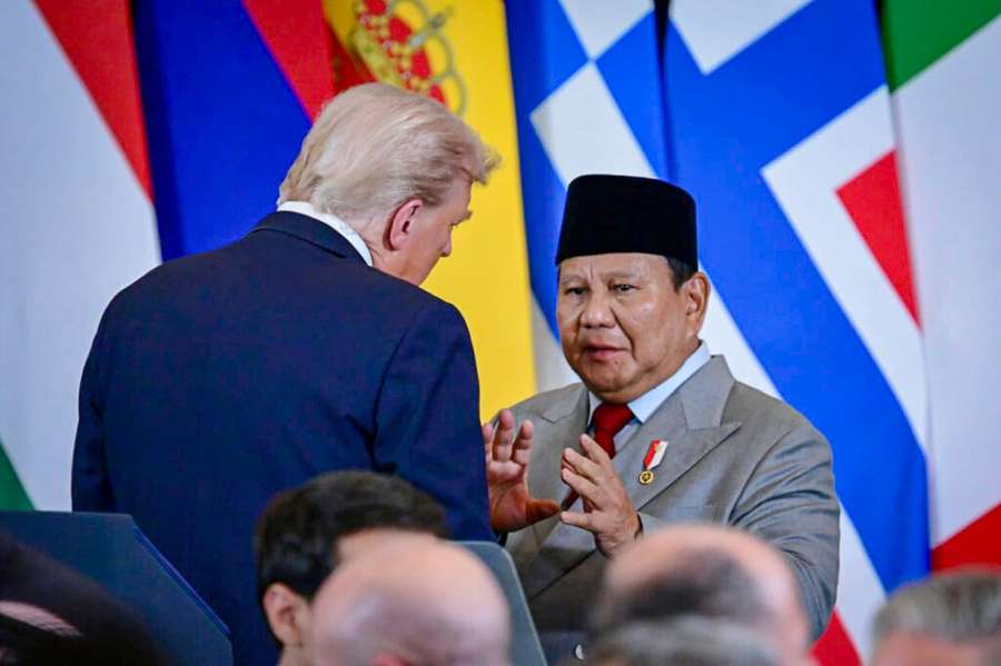 Begini Gaya Khas Pujian Penuh Penghargaan Presiden Trump kepada Presiden Prabowo