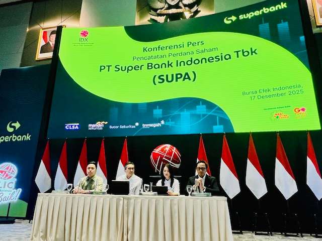 Superbank (SUPA) Sudah Pakai Dana IPO Rp1,29 Triliun untuk Salurkan Kredit