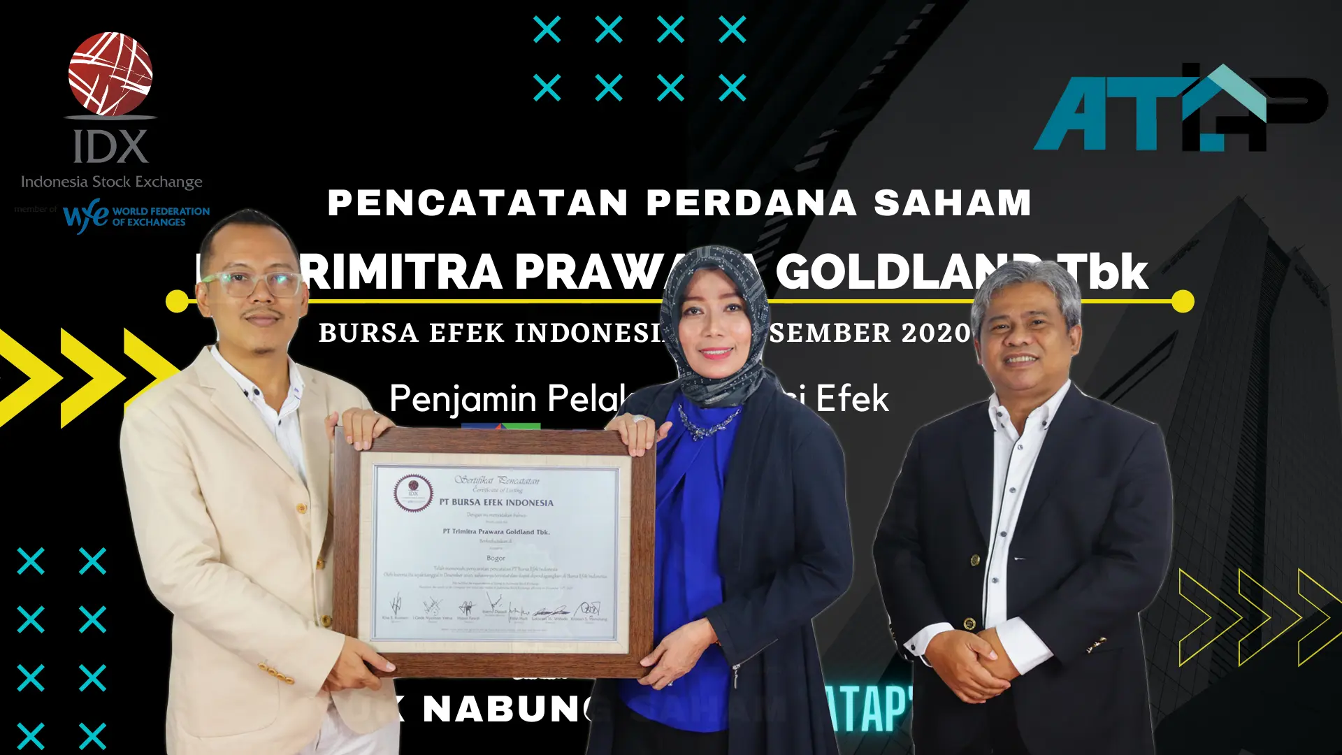 Saham ATAP  Naik 47% Sepekan, BEI Keluarkan Pengumuman Unusual Market Activity
