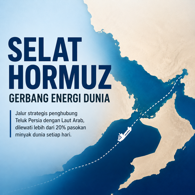 AS-Iran Kembali Saling Serang, Aktivitas Kapal di Selat Hormuz Merosot Tajam