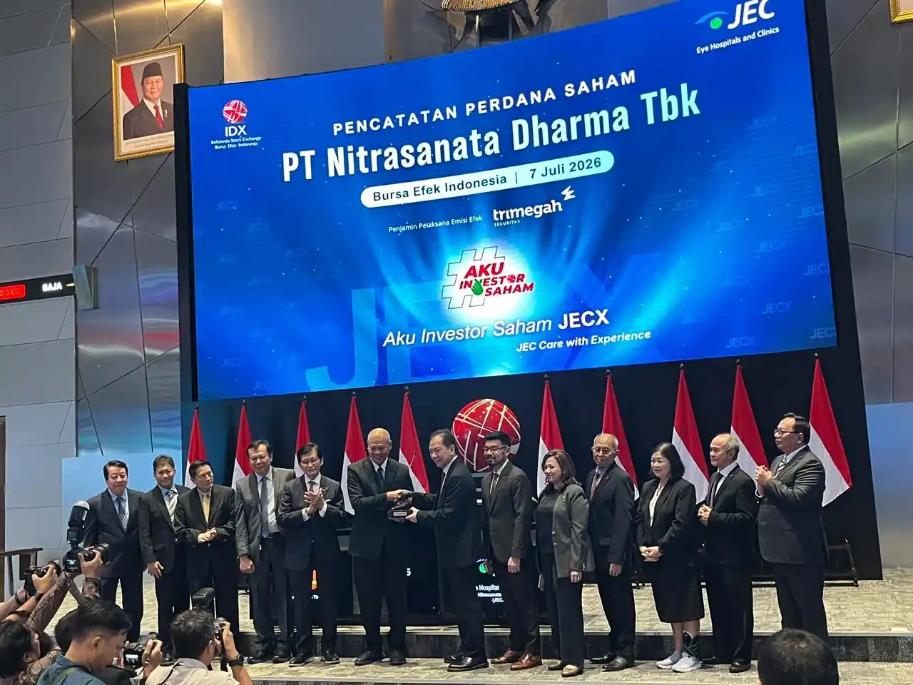 Borong 7,61 Juta Saham JECX, Kepemilikan Sarana Meditama Metropolitan Naik Jadi 28,20%