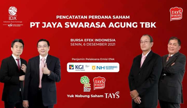 Komisaris TAYS Anwar Tay Jual 82,86 Juta Saham, Kepemilikan Turun Jadi 24,16%